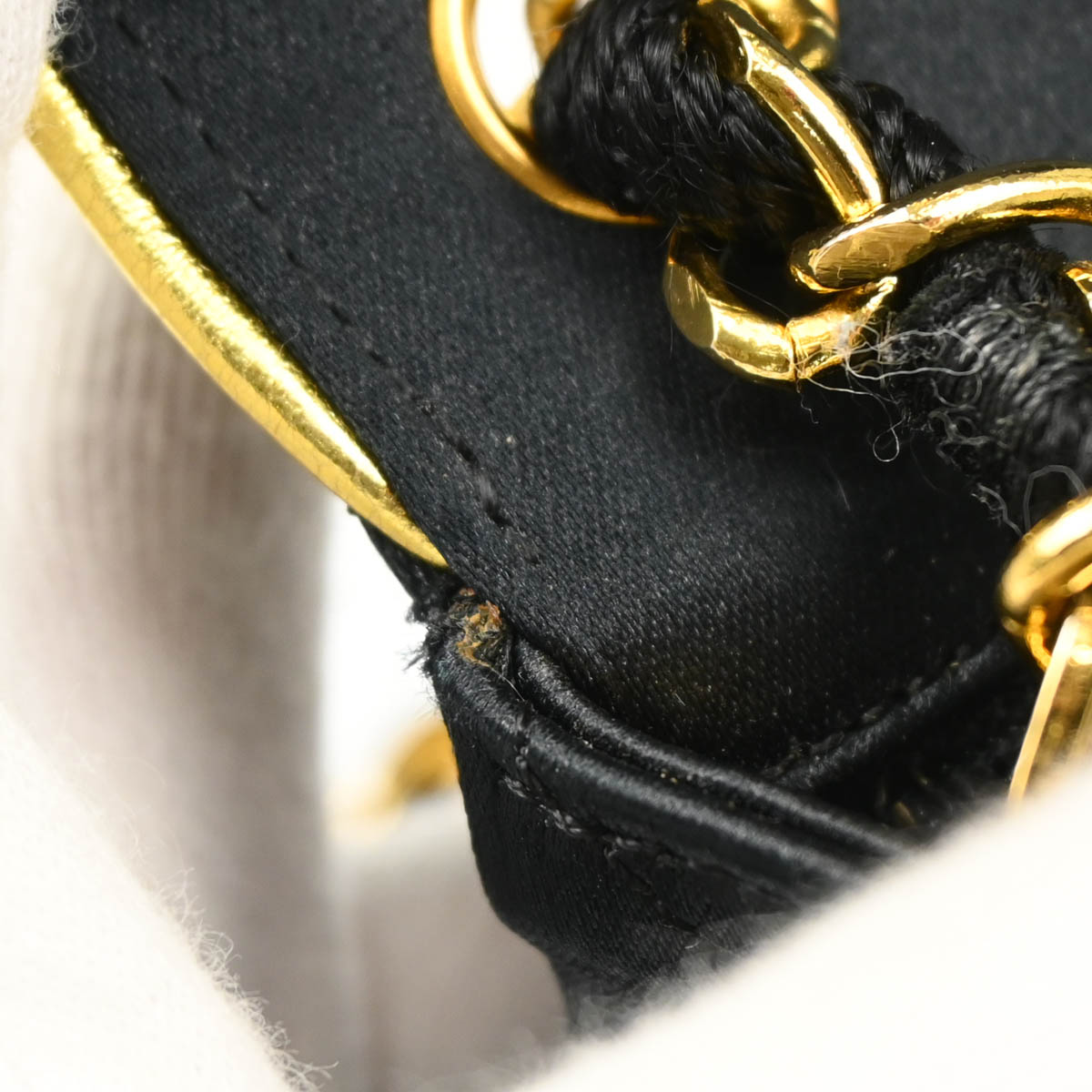 Chanel 1989-1991 Black Satin Mini Classic Square Flap Shoulder Bag 17