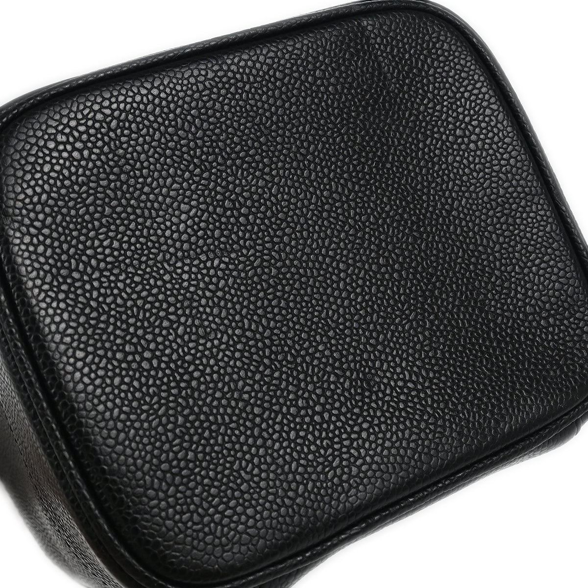 Chanel Black Caviar Timeless Vanity Handbag