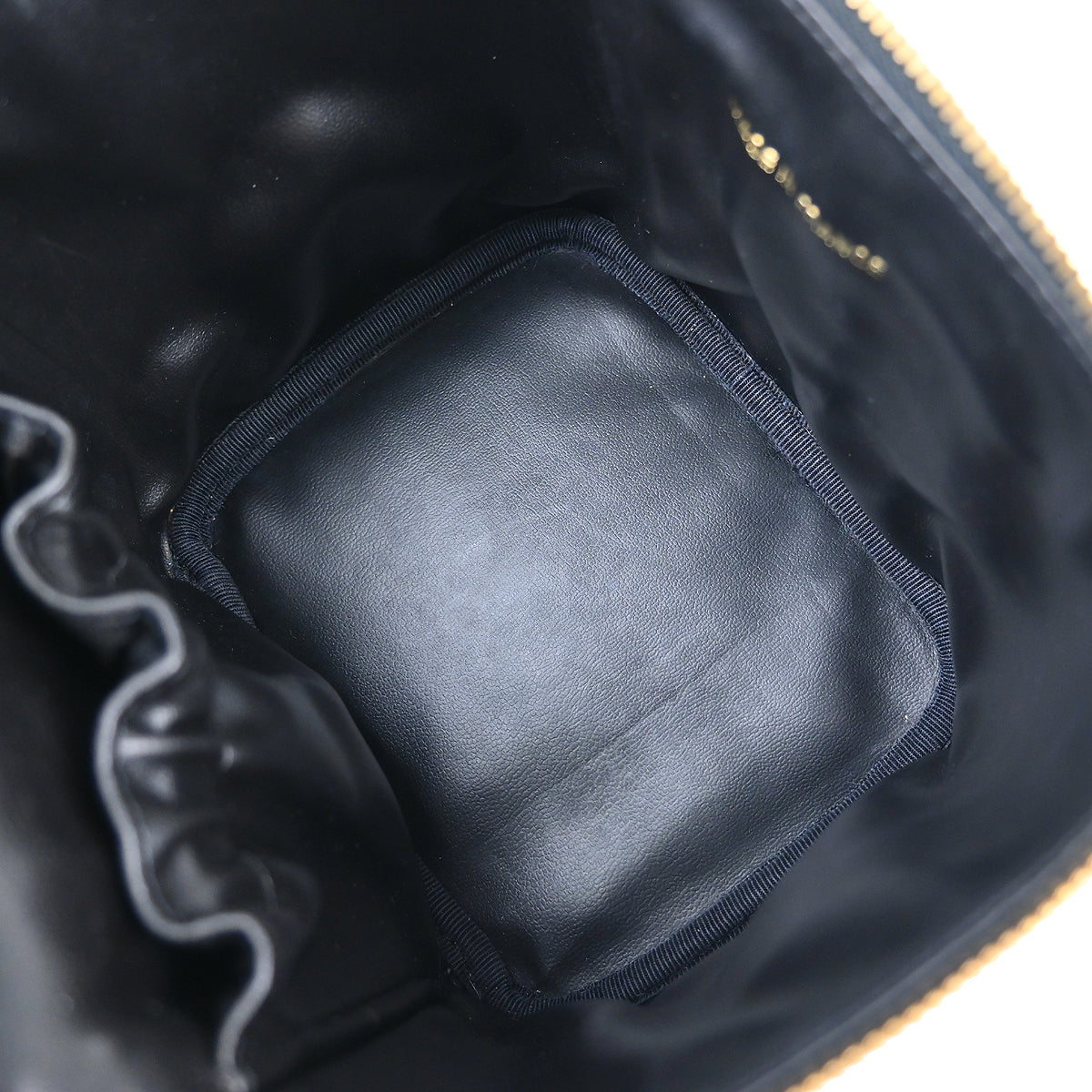 Chanel Black Caviar Timeless Vanity Handbag