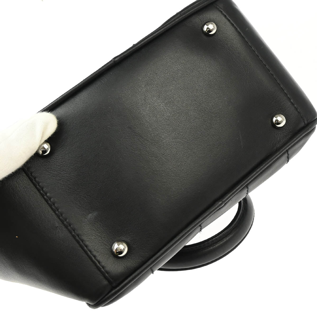Chanel 2001-2003 Black Lambskin Choco Bar Handbag