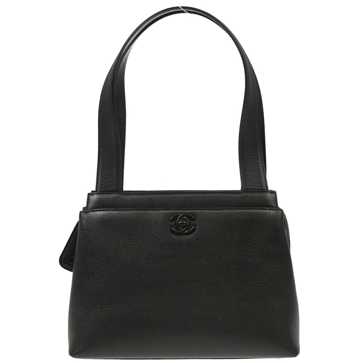 Chanel 1997-1999 Black Caviar Handbag