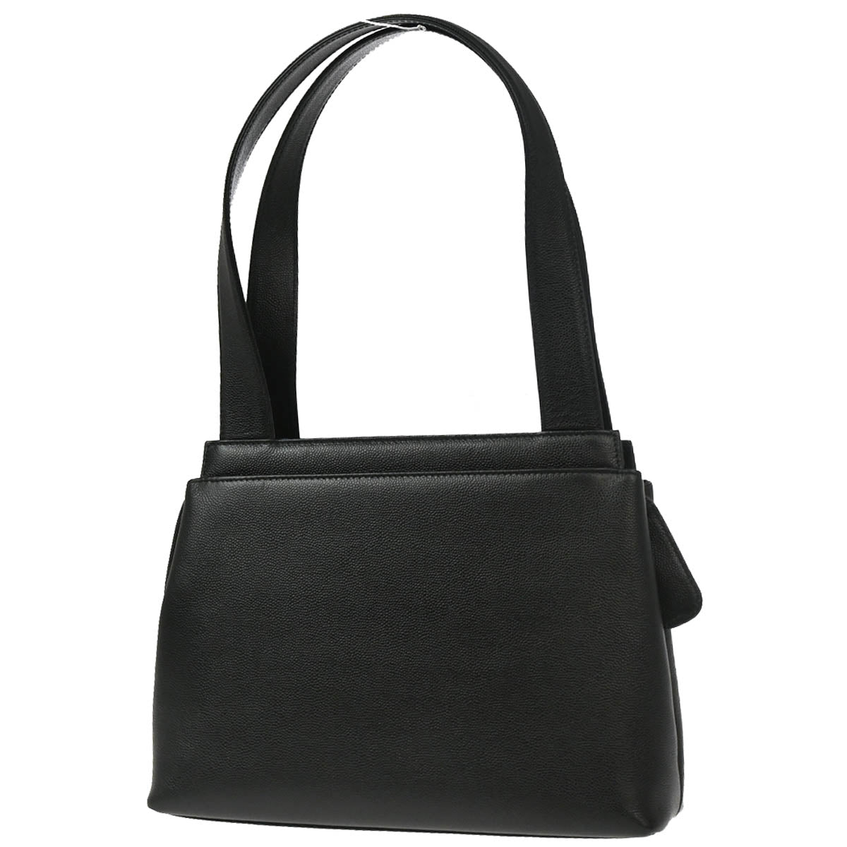 Chanel 1997-1999 Black Caviar Handbag