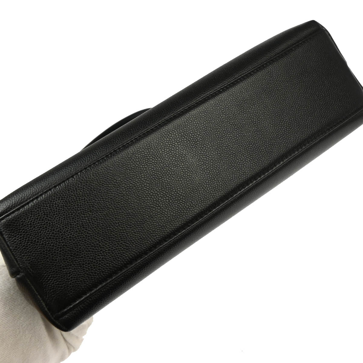 Chanel 1997-1999 Black Caviar Handbag