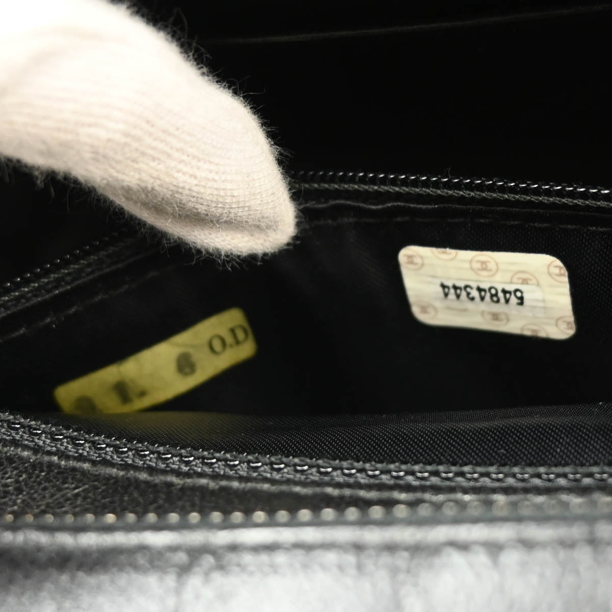 Chanel 1997-1999 Black Caviar Handbag