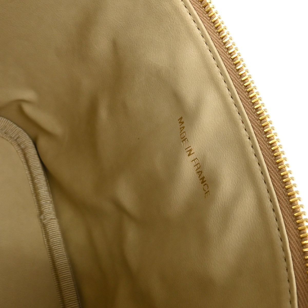 Chanel 1997-1999 Beige Caviar Timeless Vanity Handbag