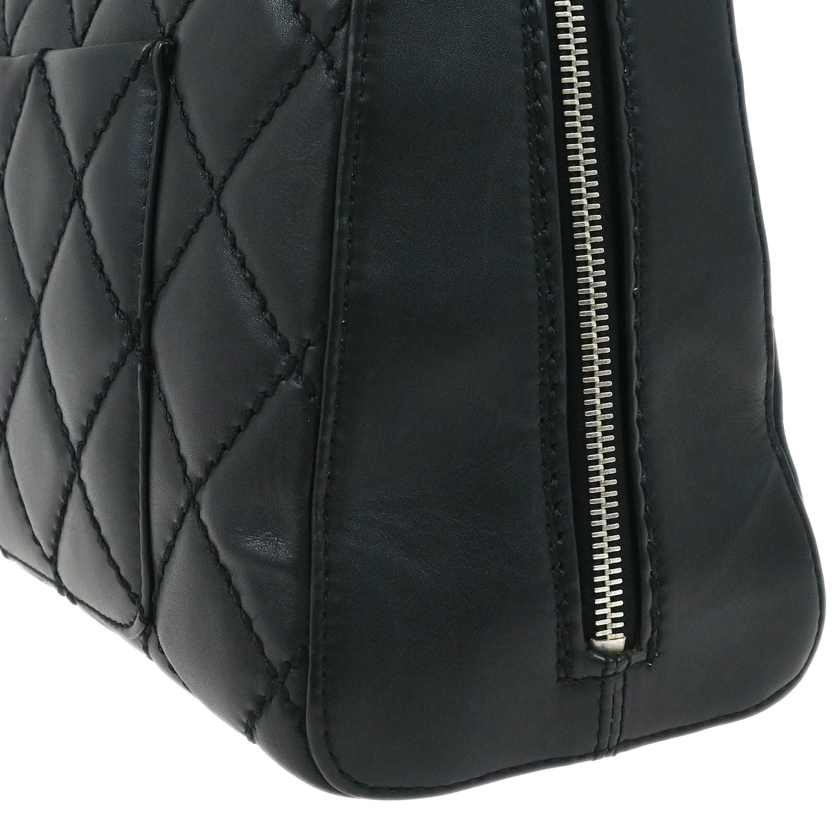 Chanel 2006-2008 Black Calfskin Wild Stitch Handbag