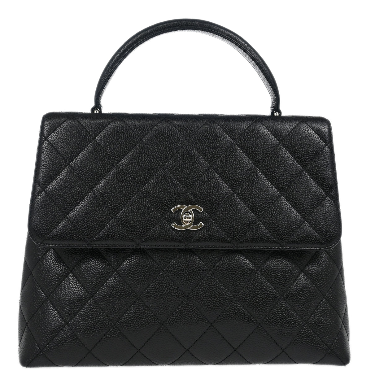 Chanel 2000-2001 Black Caviar Handbag