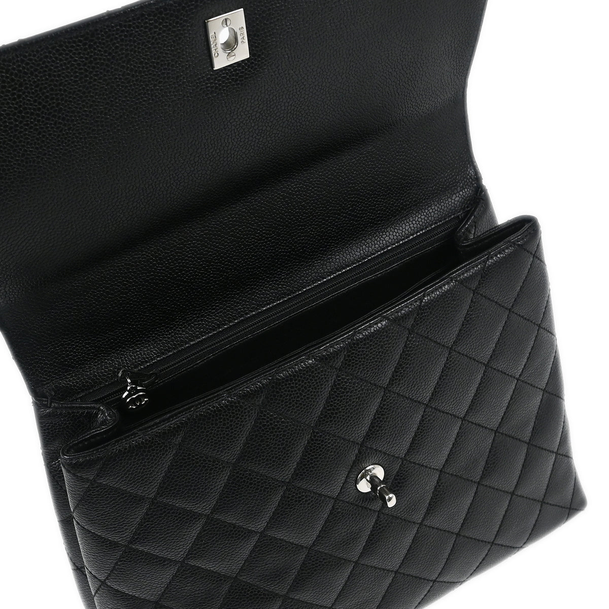 Chanel 2000-2001 Black Caviar Handbag