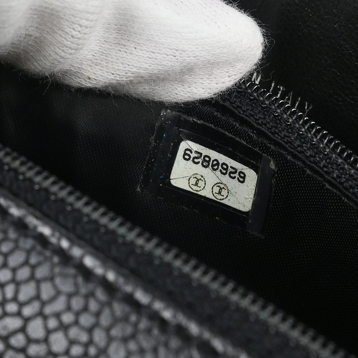 Chanel 2000-2001 Black Caviar Handbag