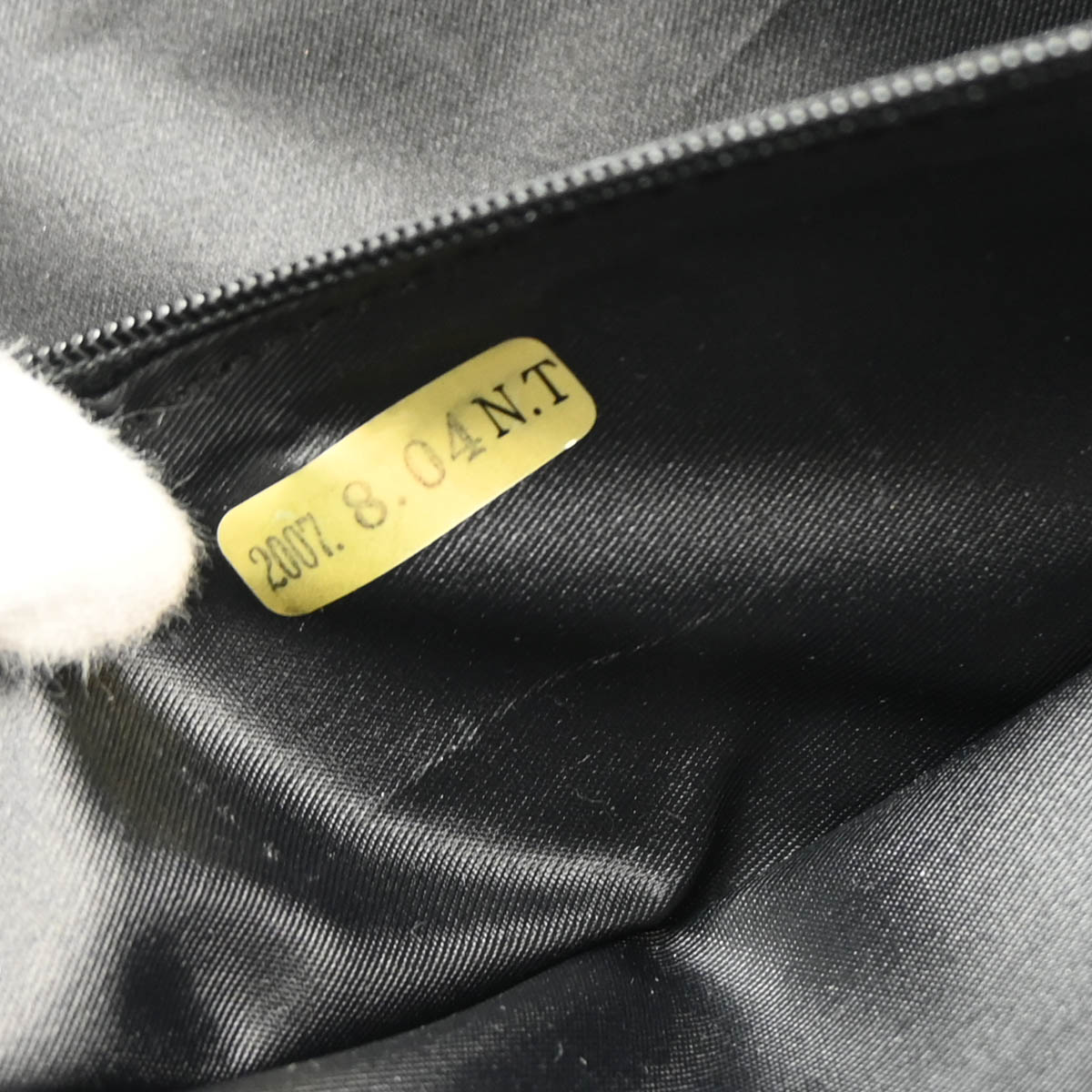 Chanel 2005-2006 Black Velvet Single Flap Shoulder Bag