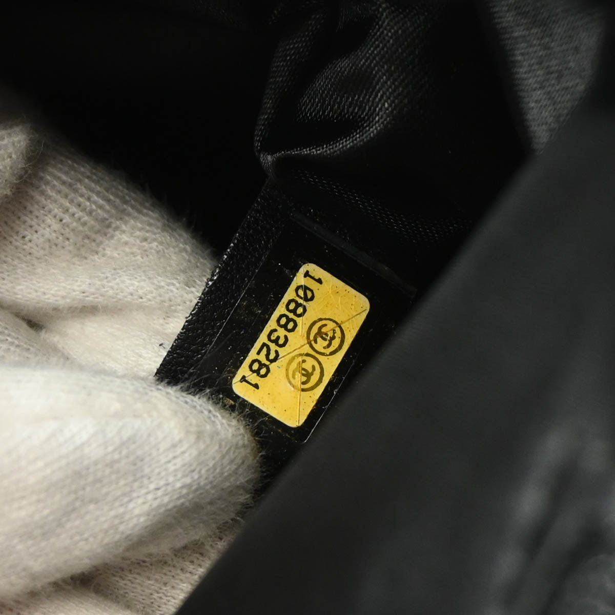 Chanel 2005-2006 Black Velvet Single Flap Shoulder Bag