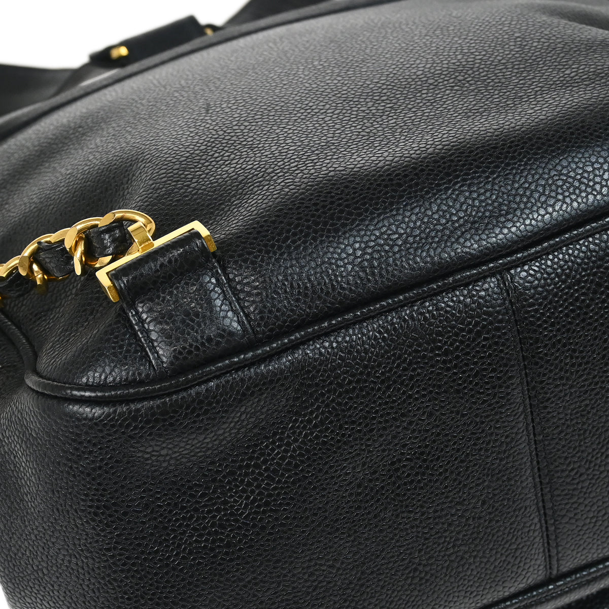 Chanel 2003-2004 Black Caviar Backpack