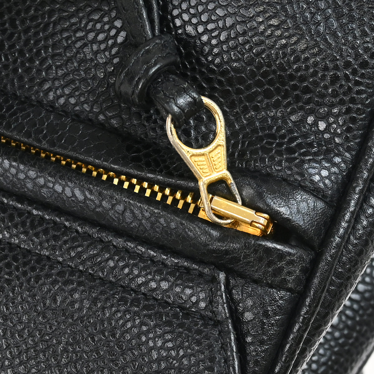 Chanel 2003-2004 Black Caviar Backpack