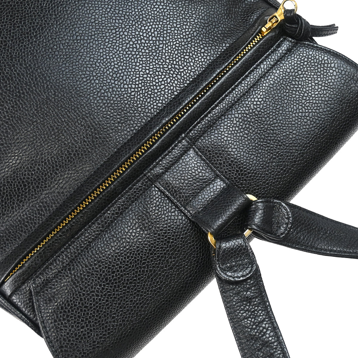 Chanel 2003-2004 Black Caviar Backpack
