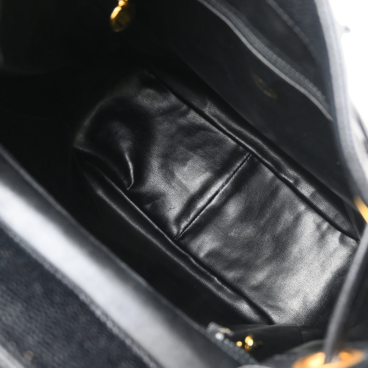 Chanel 2003-2004 Black Caviar Backpack