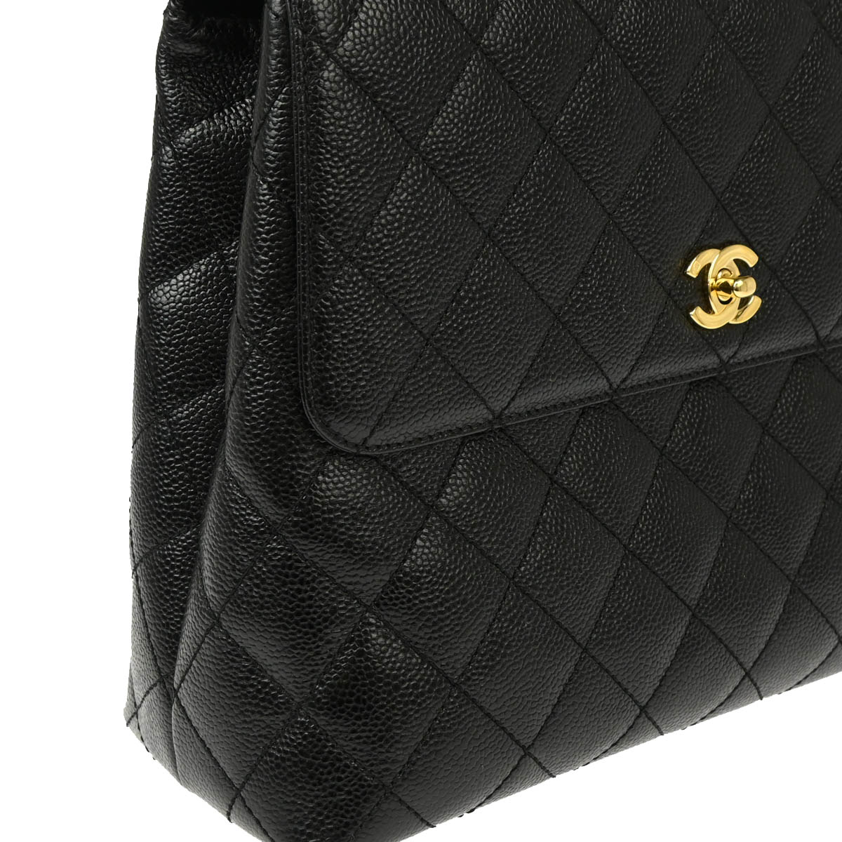 Chanel 2001-2003 Black Caviar Handbag