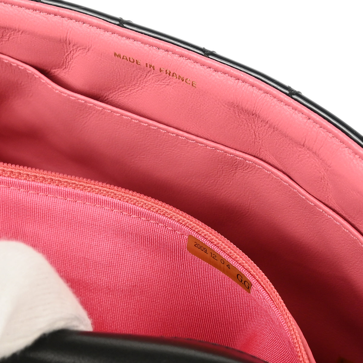 Chanel 2009-2010 Black Patent Leather Ginza 5th Anniversary Shoulder Bag