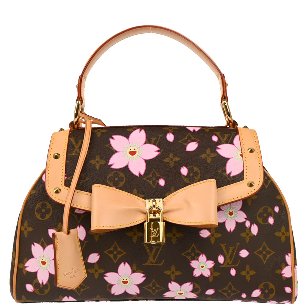 Louis Vuitton 2003 Monogram Cherry Blossom Sac Retro PM Handbag M92012