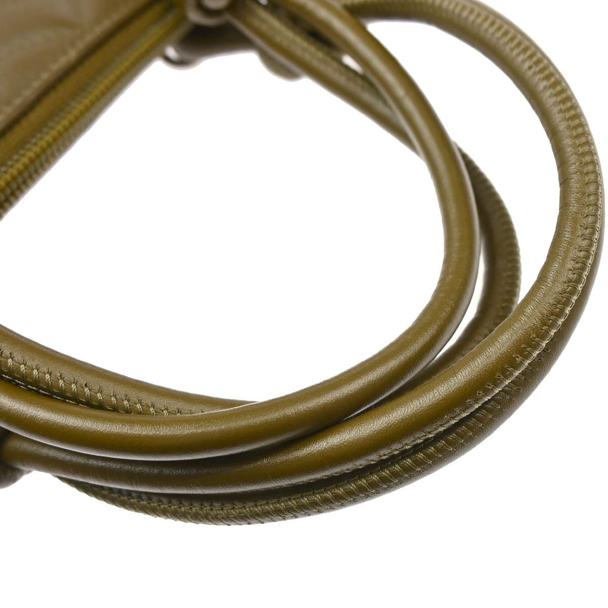 Chanel * 2004-2005 Khaki Calfskin Cambon Ligne Tote Handbag