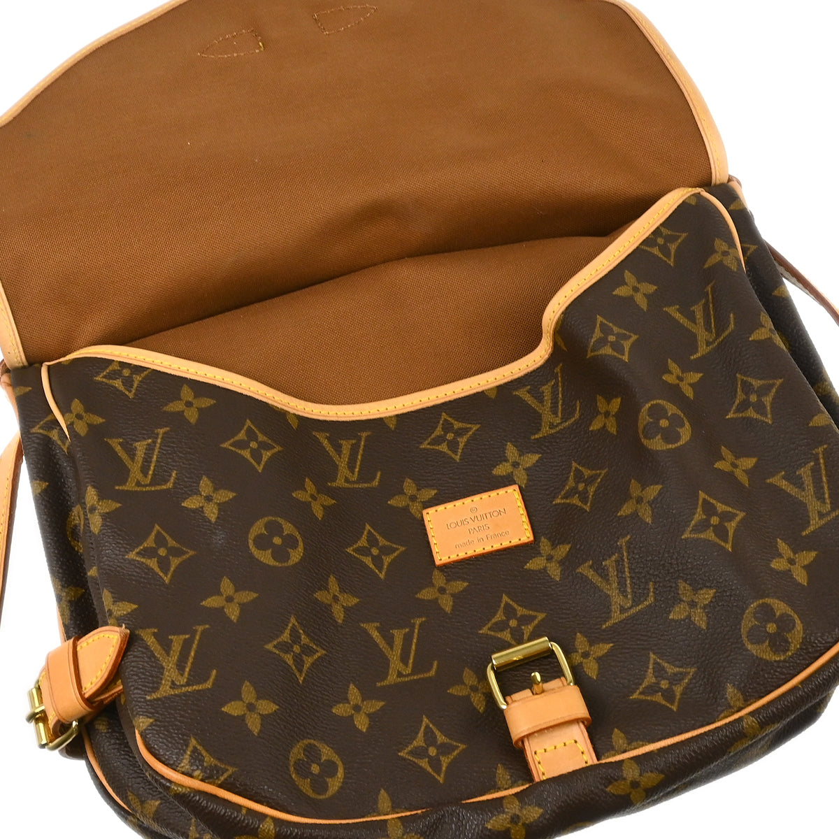 Louis Vuitton 1998 Monogram Saumur 30 Messenger Shoulder Bag M42256