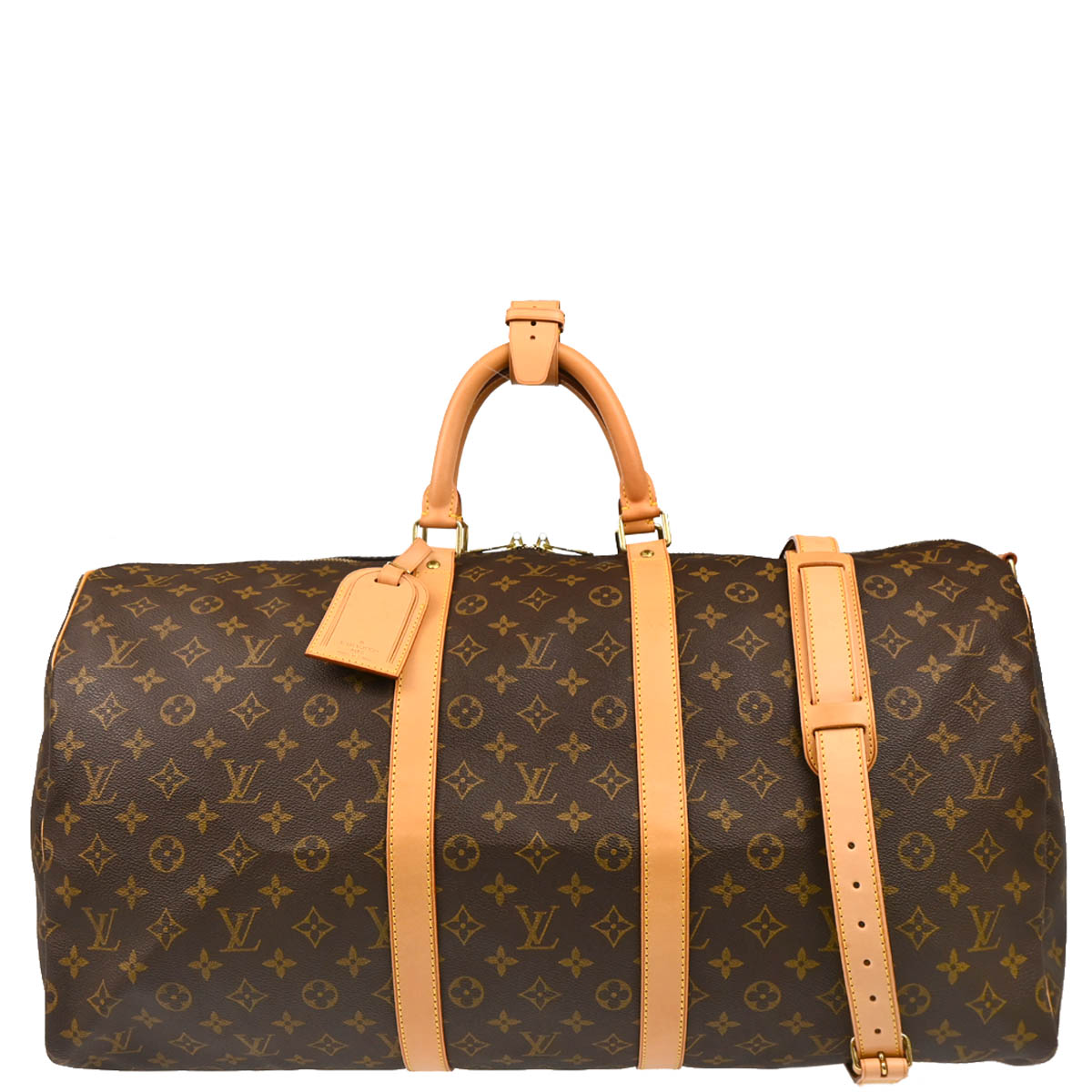 Louis Vuitton 2003 Monogram Keepall Bandouliere 55 Duffle 2way Shoulder Bag M41414