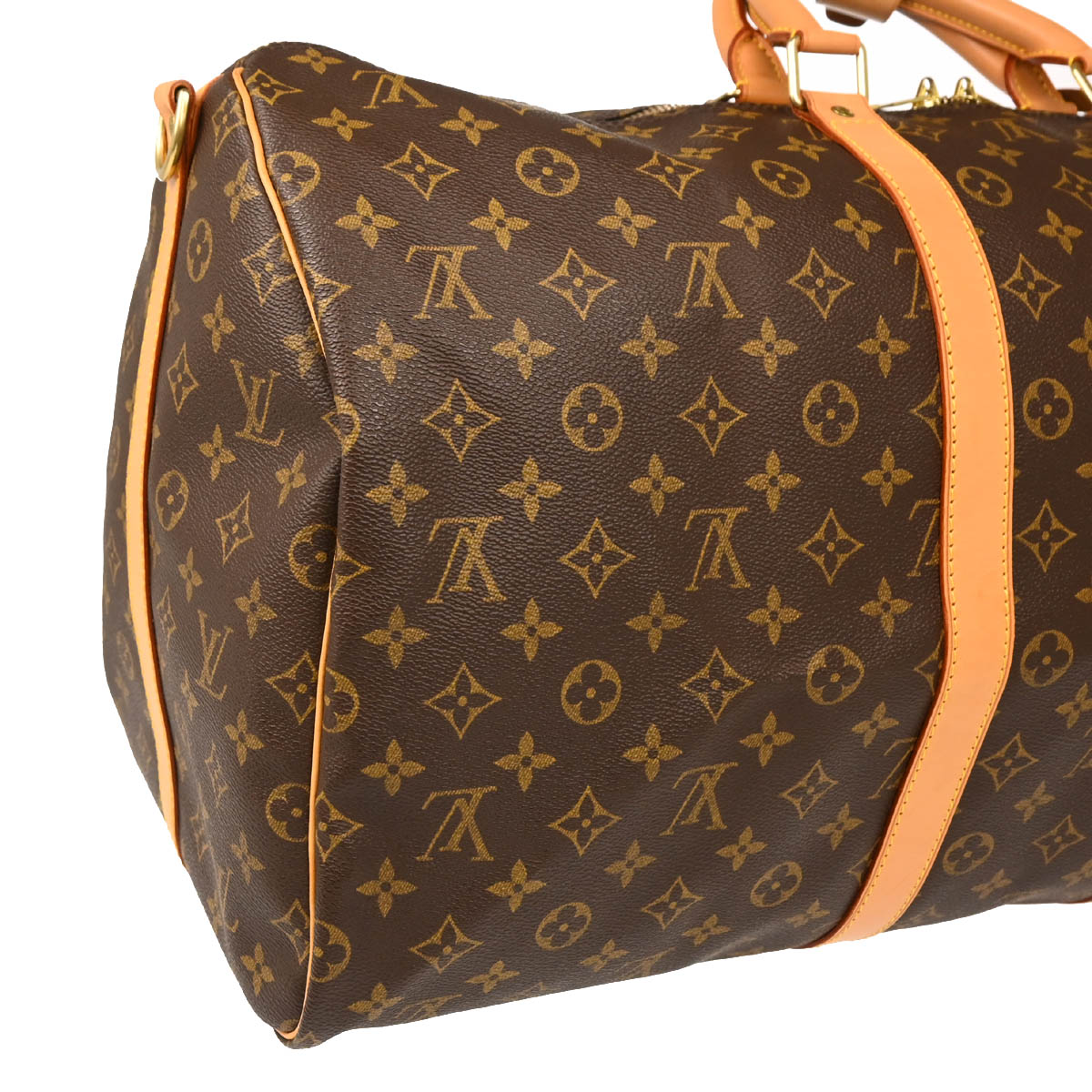 Louis Vuitton 2003 Monogram Keepall Bandouliere 55 Duffle 2way Shoulder Bag M41414