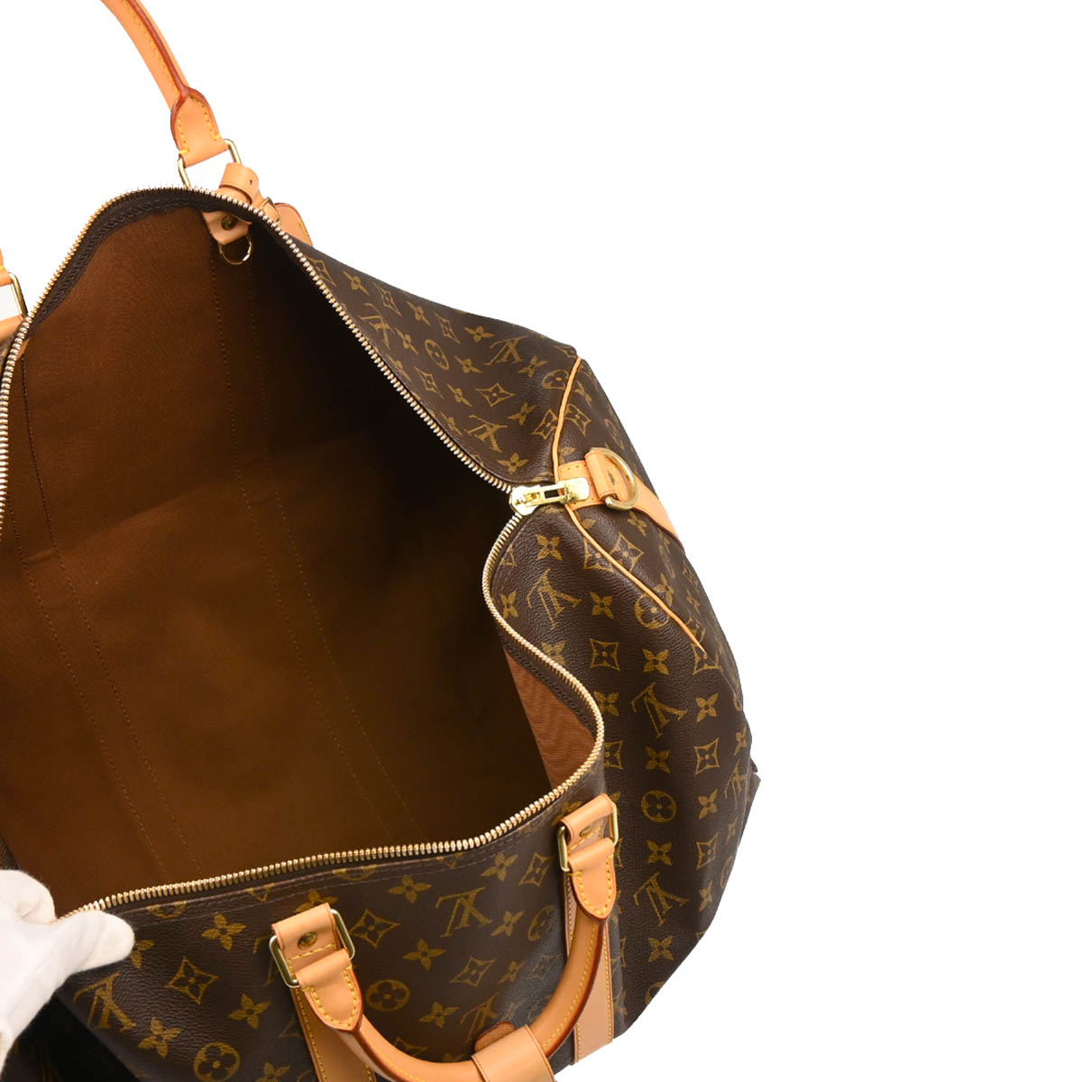 Louis Vuitton 2003 Monogram Keepall Bandouliere 55 Duffle 2way Shoulder Bag M41414