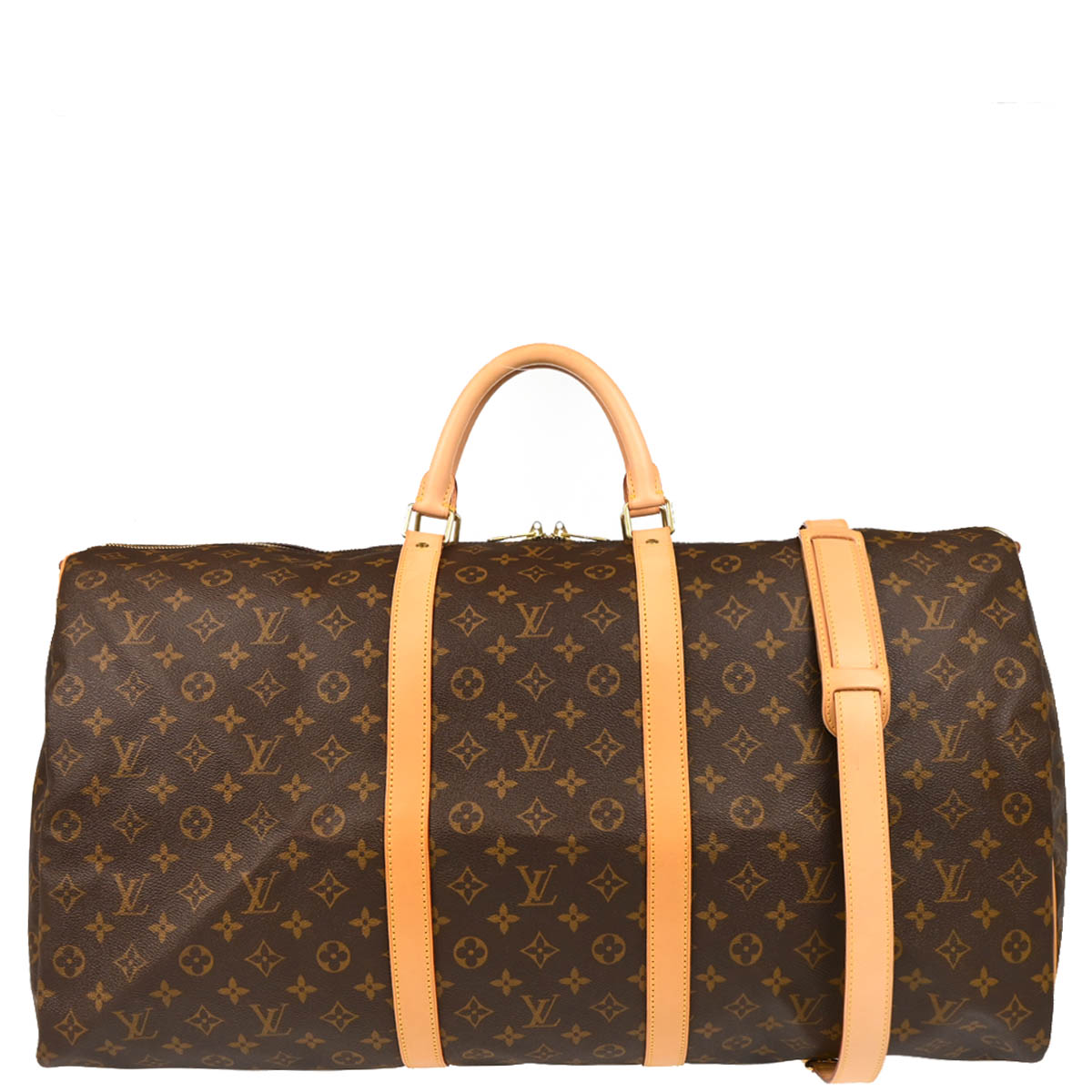 Louis Vuitton 2009 Monogram Keepall Bandouliere 60 2way Shoulder Duffle Bag M41412