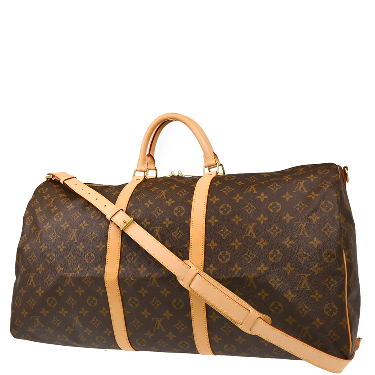 Louis Vuitton 2009 Monogram Keepall Bandouliere 60 2way Shoulder Duffle Bag M41412