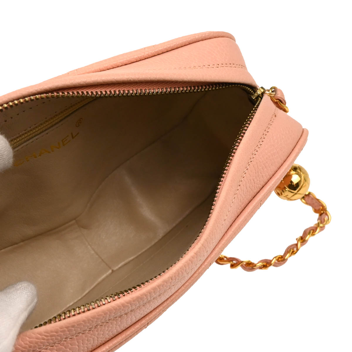 Chanel 1994-1996 Pink Caviar Camera Bag