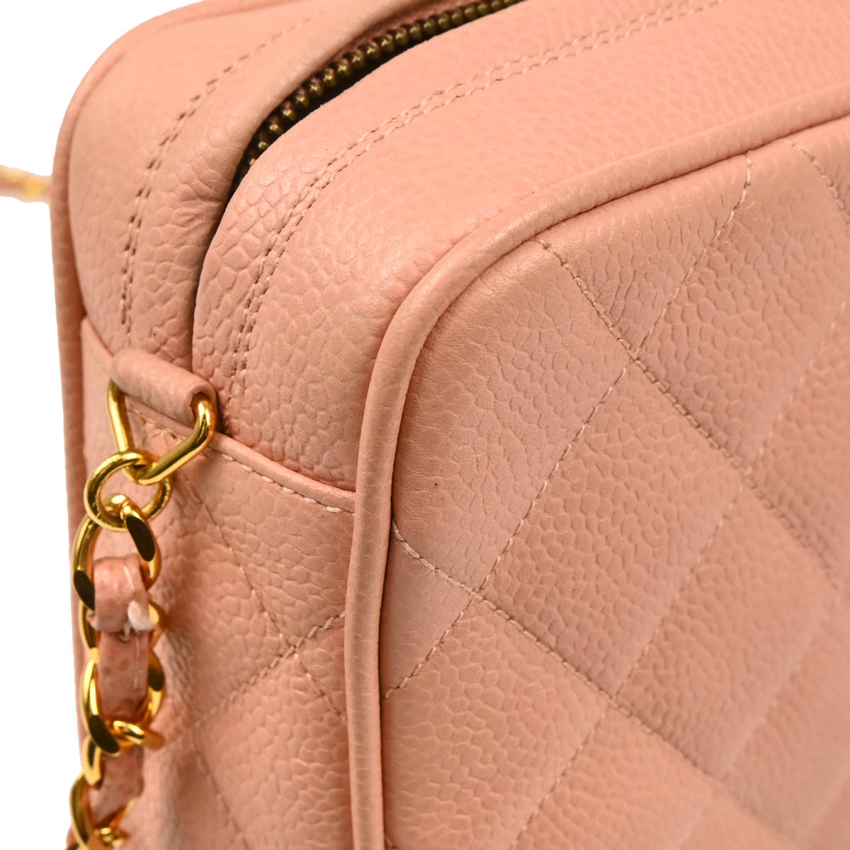 Chanel 1994-1996 Pink Caviar Camera Bag