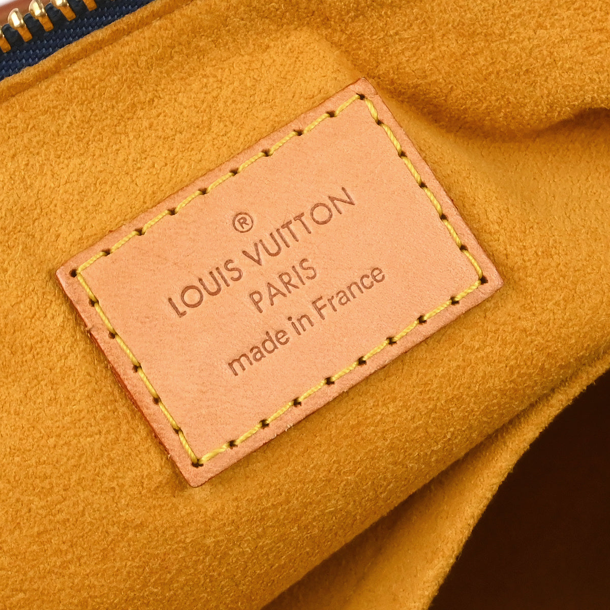 Louis Vuitton 2006 Blue Monogram Denim Baggy PM Shoulder Bag M95049