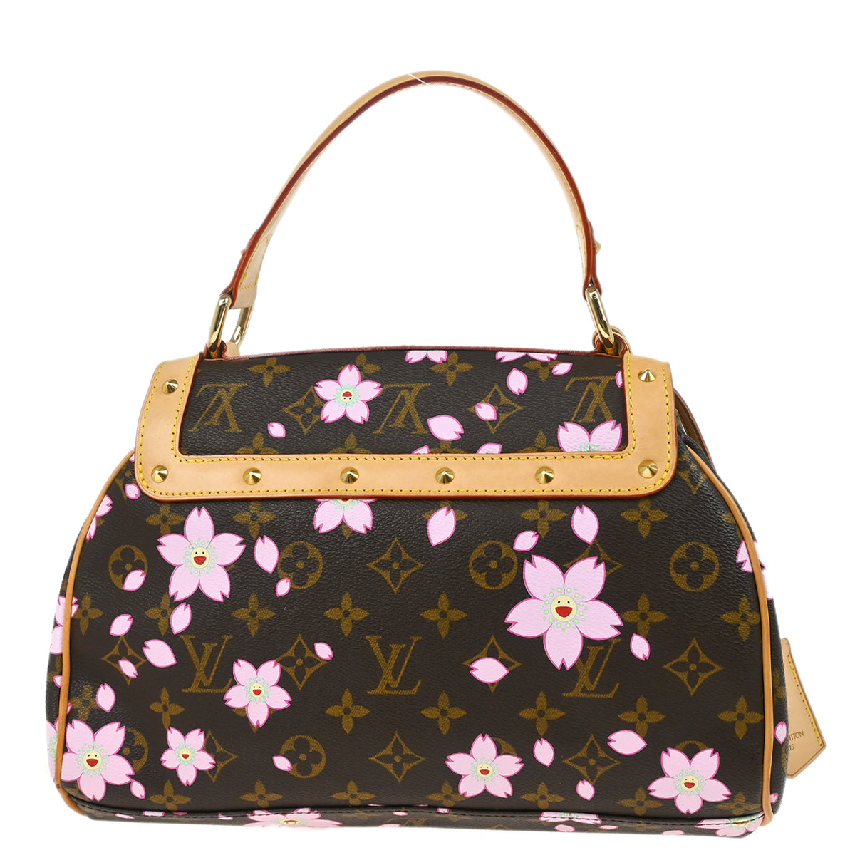 Louis Vuitton 2003 Monogram Cherry Blossom Sac Retro PM Handbag M92012
