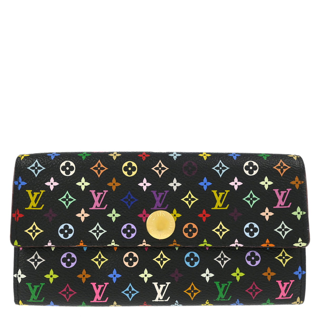 Louis Vuitton 2008 Multicolor Portefeuille Sarah Wallet M93533