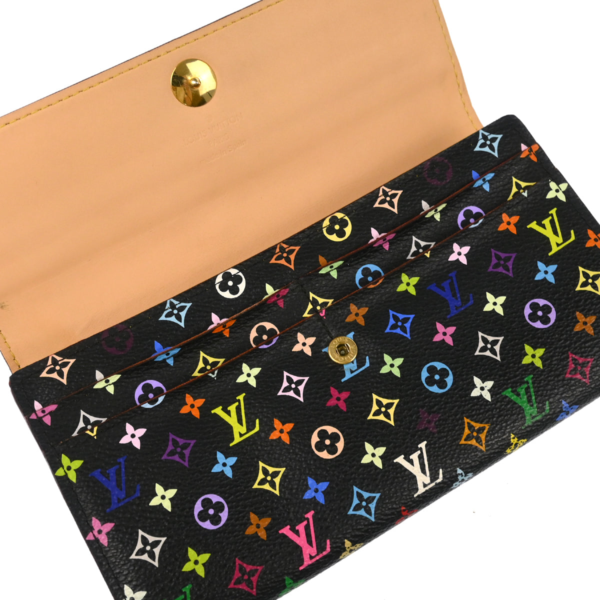 Louis Vuitton 2008 Multicolor Portefeuille Sarah Wallet M93533