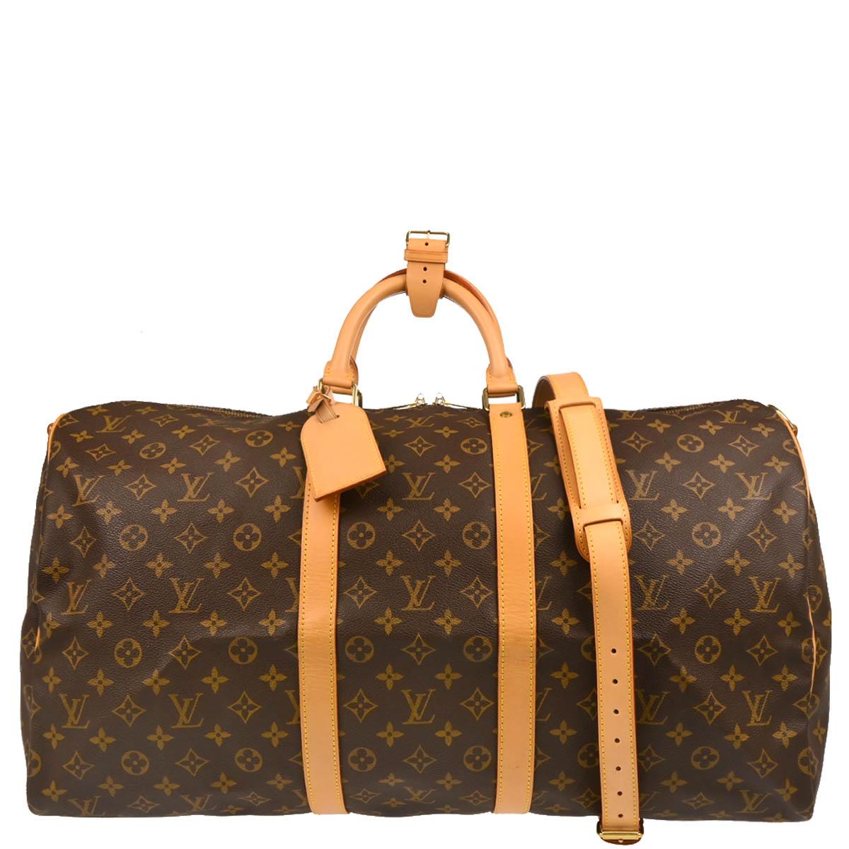 Louis Vuitton 1997 Monogram Keepall Bandouliere 55 2way Duffle Handbag M41414