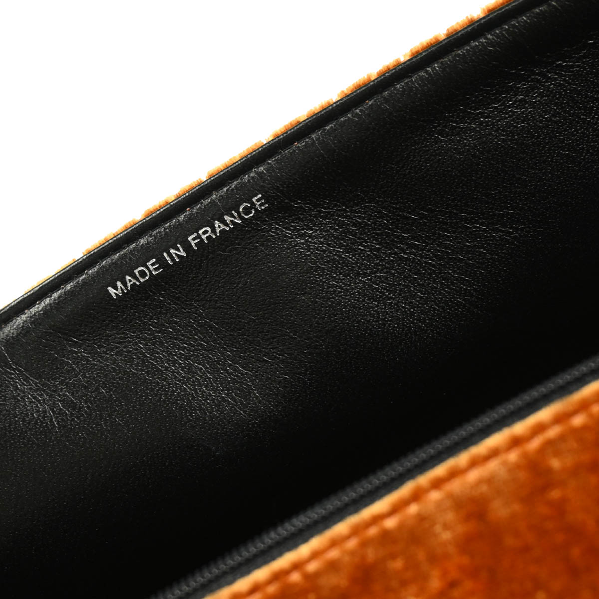 Chanel 1996-1997 Brown Velvet Single Flap Shoulder Bag
