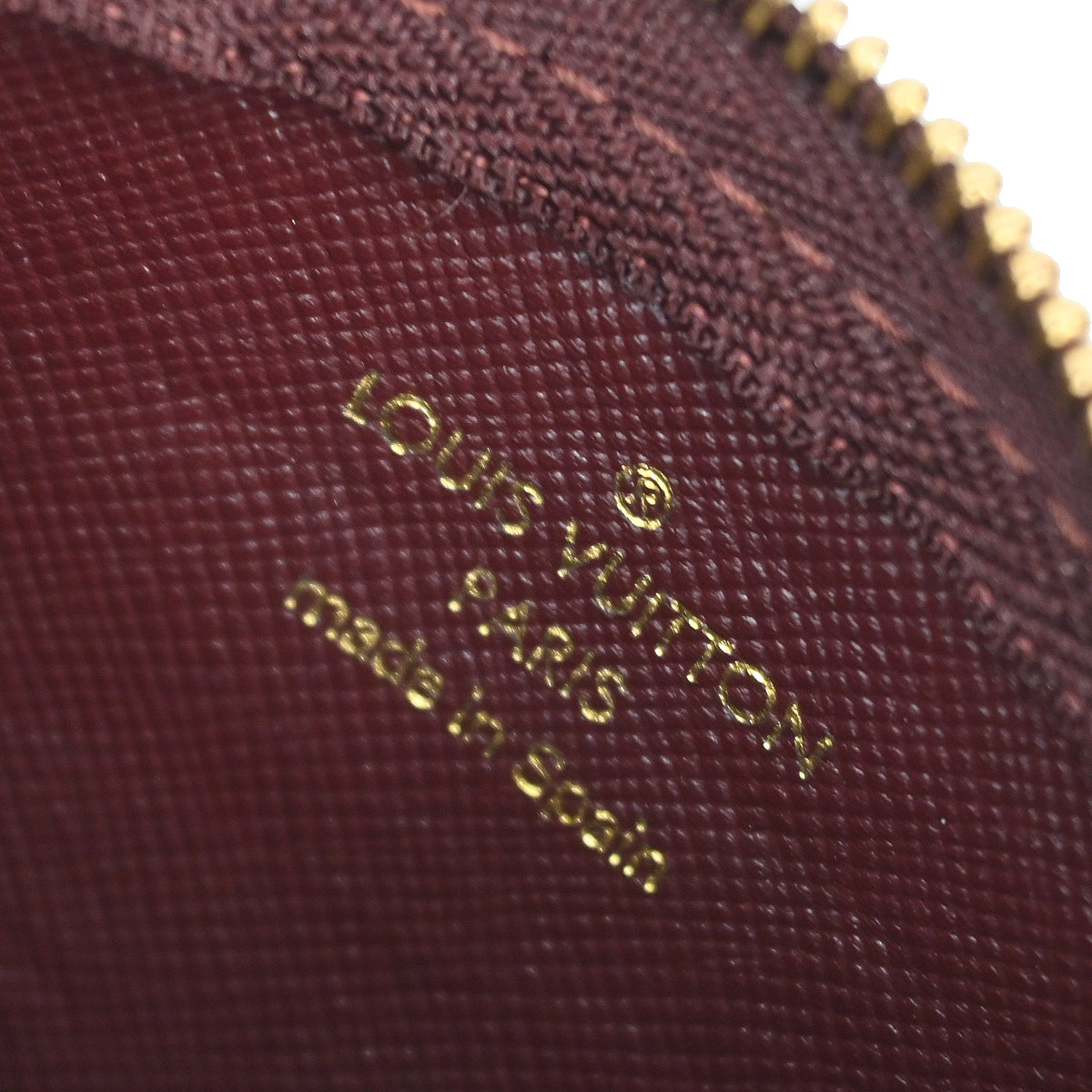 Louis Vuitton 2004 Red Monogram Mini Pochette Cles Coin Case M92238