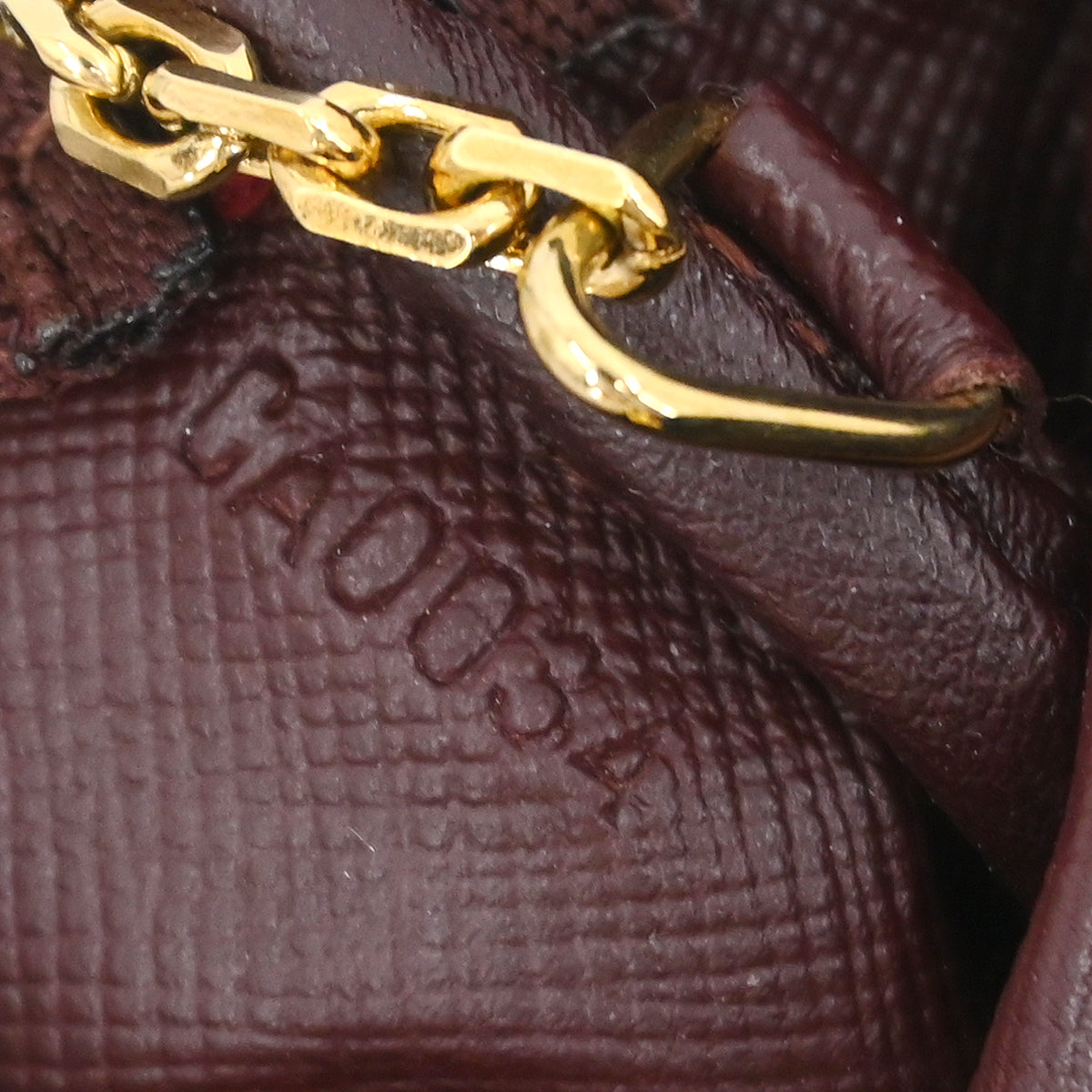 Louis Vuitton 2004 Red Monogram Mini Pochette Cles Coin Case M92238
