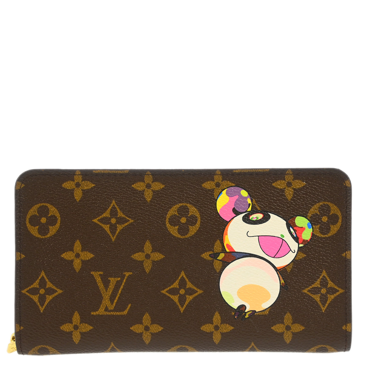 Louis Vuitton 2004 Monogram Panda Porte Monnaie Zip Wallet M61729