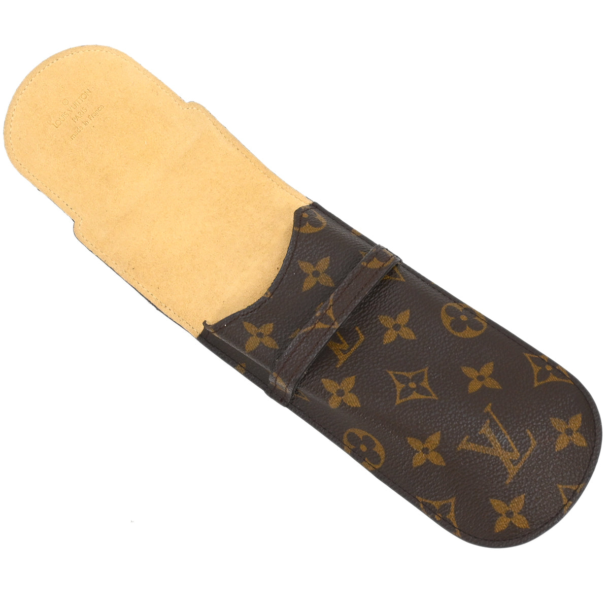 Louis Vuitton 2001 Monogram Etui Lunettes Glasses Cas M62970 Small Good