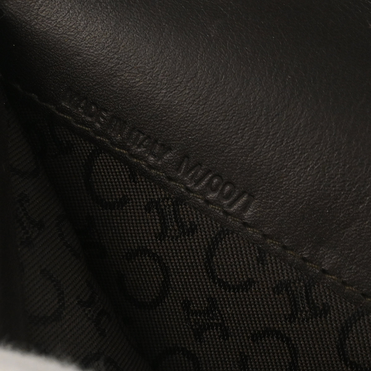 Celine Brown Suede Macadam Pouch Wallet