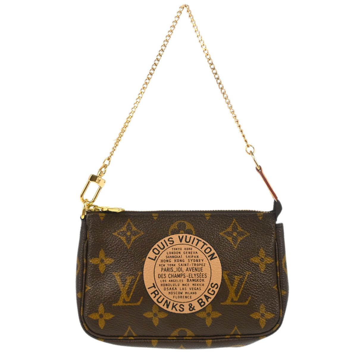 Louis Vuitton 2008 Monogram Mini Pochette Accessoires Handbag M60153
