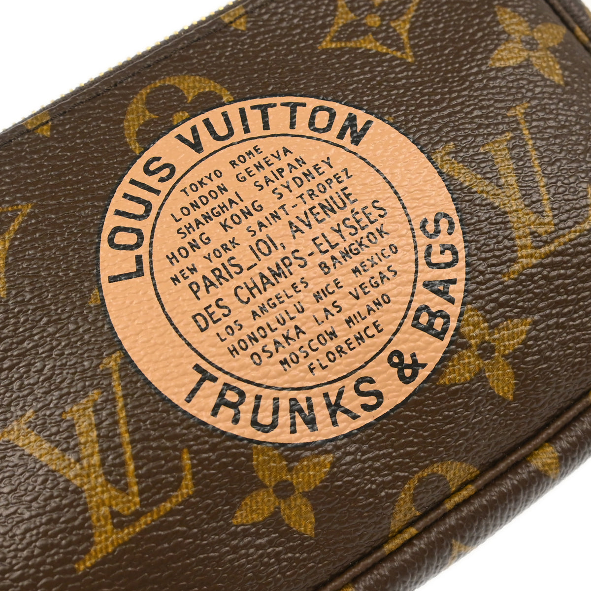 Louis Vuitton 2008 Monogram Mini Pochette Accessoires Handbag M60153