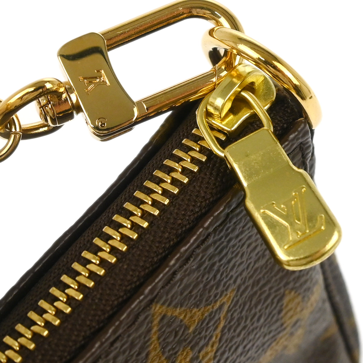 Louis Vuitton 2008 Monogram Mini Pochette Accessoires Handbag M60153