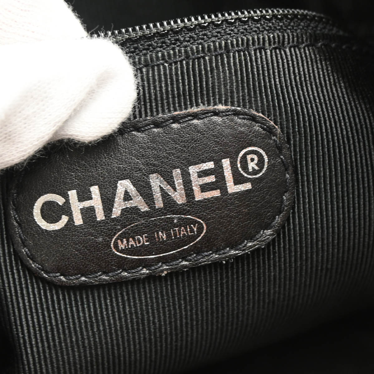 Chanel 1996-1997 Black Caviar Drawstring Backpack