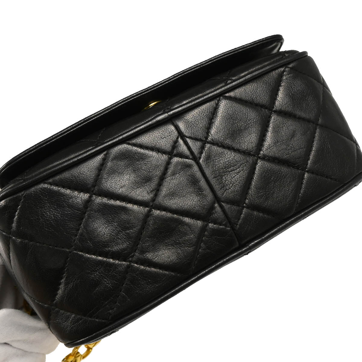 Chanel Black Lambskin Camera Bag Mini