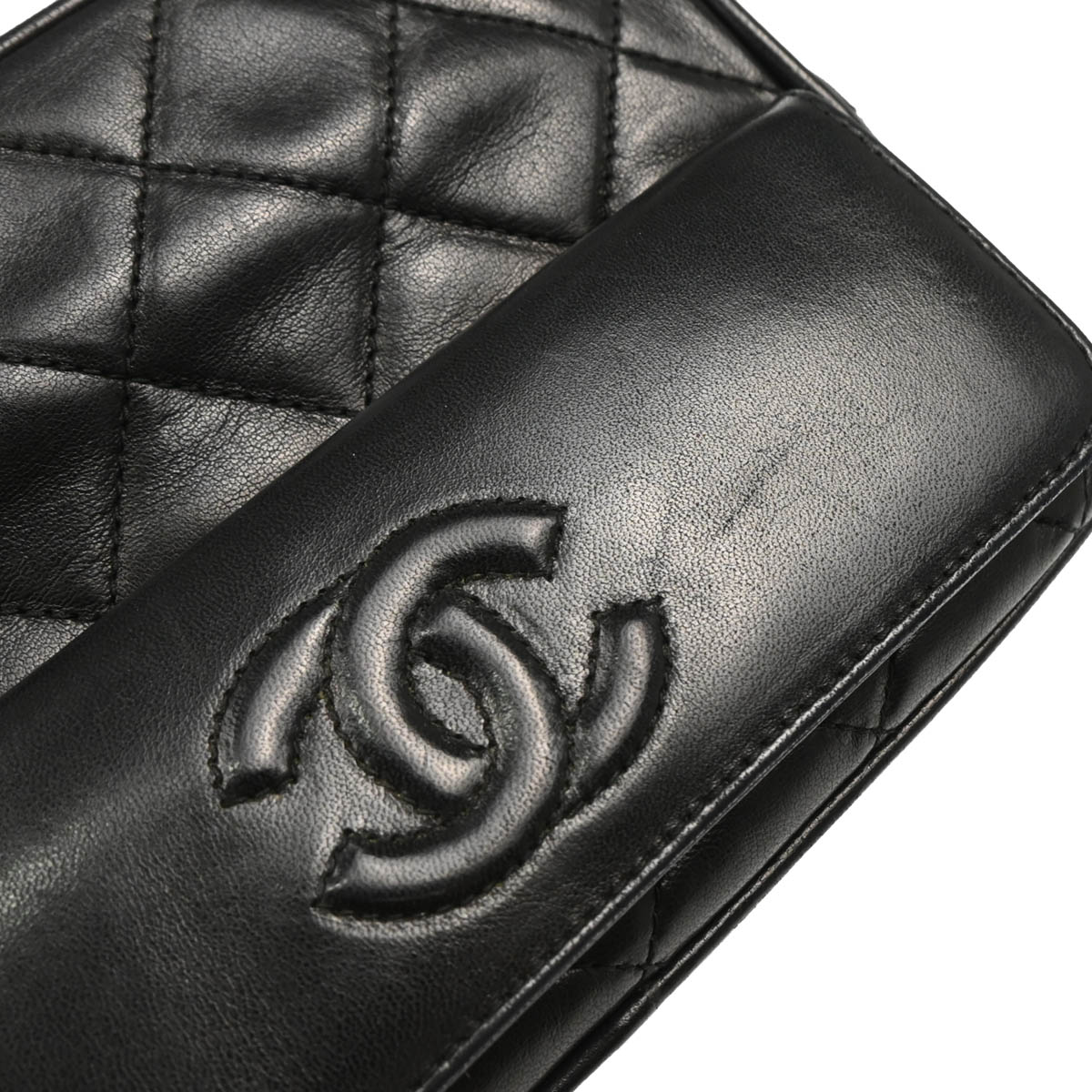 Chanel Black Lambskin Camera Bag Mini