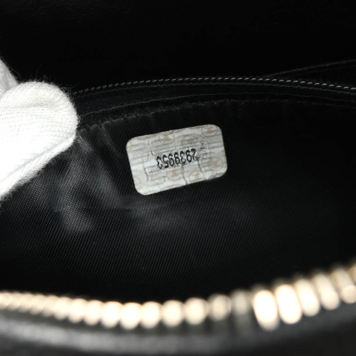 Chanel 1991-1994 Black Caviar Camera Bag Small