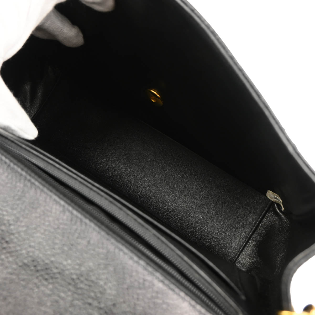 Chanel 1996-1997 Black Caviar Shoulder Bag